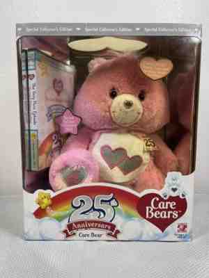 Care Bear Love A Lot 25th Anniversary Swarovski Crystal Collectors Plush Doll