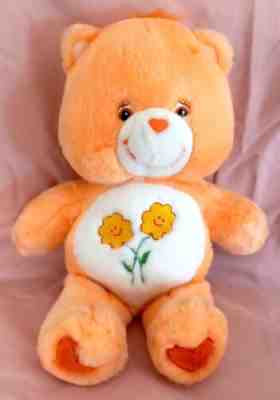 Friend Bear Care Bear 2002 Orange Sunflowers Vintage Plush