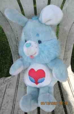 Vintage Retro 1980â??s Care Bear Cousins Swiftheart Rabbit 15 Inch Plush Toy