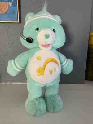 Care Bear Wish Bear 2004 Lets Get Physical Singing Dancing Exercise Workout