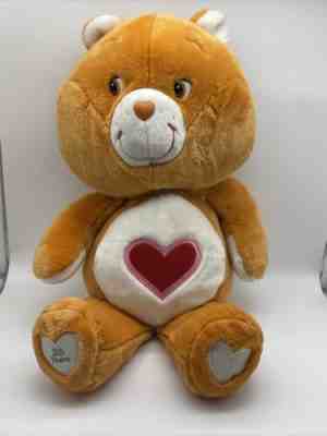 Huge Vintage Care Bears 25 Years Tenderheart Bear 2002 22â? Plush Doll Toy