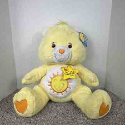 Care Bears Funshine 2006 Plush Large 21â? Yellow Sunshine Stuffed Animal W/ Tags