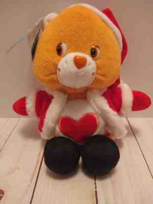 Care Bears RARE Christmas HOLIDAY Orange Tender Heart Plush Red Heart TAGS 2006