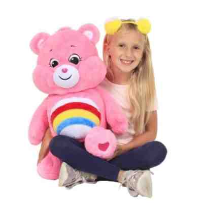 Care Bears 24" Jumbo Plush - Cheer Bear - Soft Huggable Material