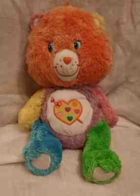 2005 Care Bears Work of Heart Bear Plush Comfy Bears Series 12 Special Edition