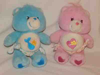 PAIR Vintage Care Bears - Lot of 2 - BABY HUGS & BABY TUGS 2002 10