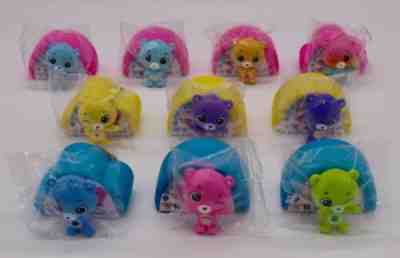 Care Bears Cubs Surprise Collectible Mystery Figures Lot Of 10 Complete Set RARE