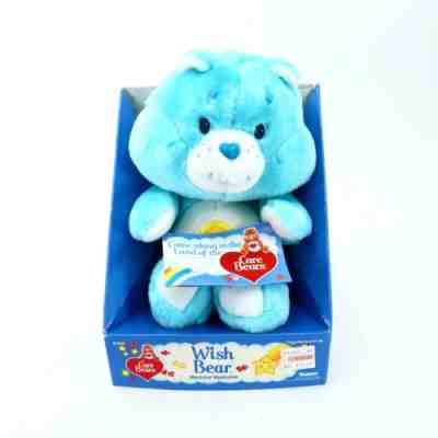 Vintage 1984 Care Bear Wish Bear Plush Stuffed Animal 13in New in Box EX Cond