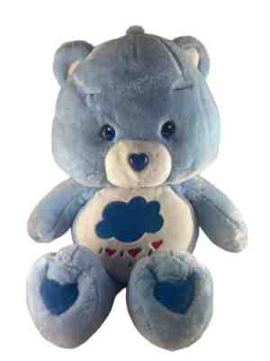 2002 Plush Grumpy Bear Care Bears 26â? Blue Storm Cloud TCFC Large Jumbo Huge