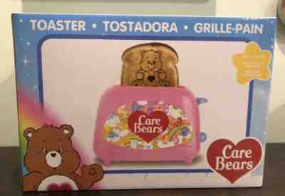 CARE BEARS Toaster Tenderheart Pink New Makes Bear-Stamped Toast! RARE