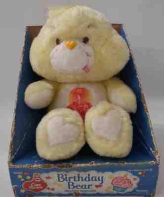 Care Bears Birthday Bear Plush Toy & Box Kenner 13