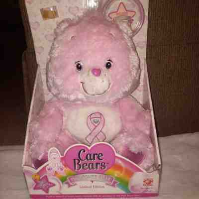 NIB Care Bears Pink Power Bear 13