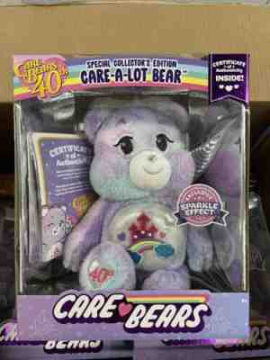 New Care Bears Special Collectors Edition Care A Lot 40th Anniversary Bear