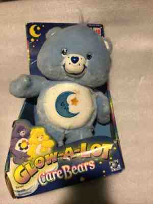 Care Bear Bedtime Moon Bear Glow A Lot 2005 Vintage In Box