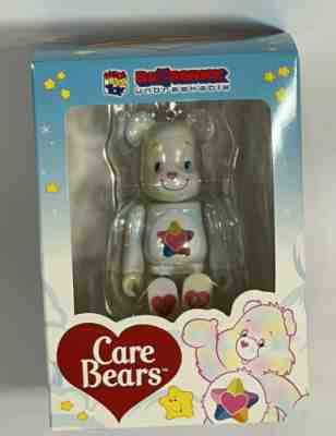 NIB Care Bears Be@rbrick True Heart Bear Figure Clip Charm Keychain 2008