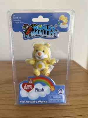 Care Bears Worlds Smallest Funshine Bear Series 1 Rare Yellow A NEW SEALED