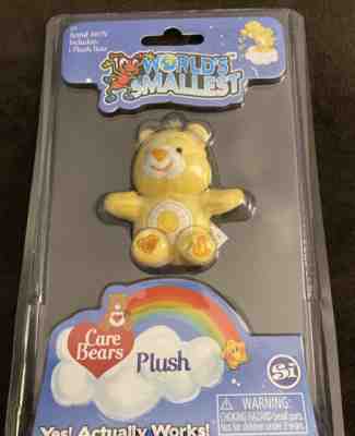 Care Bears Worlds Smallest Funshine Bear Series 1 Rare Yellow A NEW SEALED