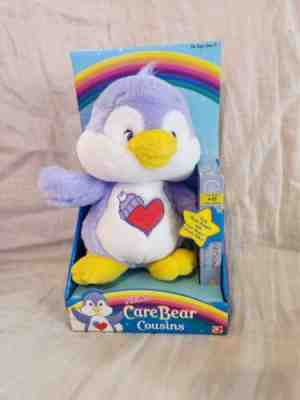 Vintage 2004 Care Bears Cousins Cozy Heart Penguin With Vhs New In Box
