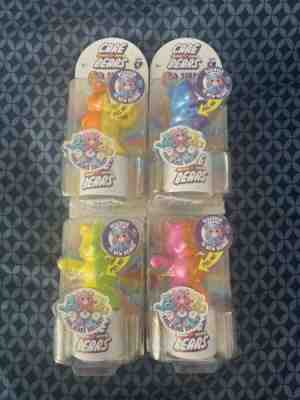 Lot Of 4 2022 Care Bears Peel Nâ?? And Reveal Mystery Blind Bag Surprise Figures