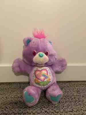 2 pack - 1991 Vintage Care Bear: Share Bear& Share Bear puppet