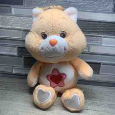 Care Bear Cousins Proud Heart Cat Orange Stuffed Toy With Heart In Star On Tummy