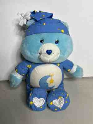 2002 Care Bears Talking Bed Time Bear Light up Musical Signing Lullaby 13â?