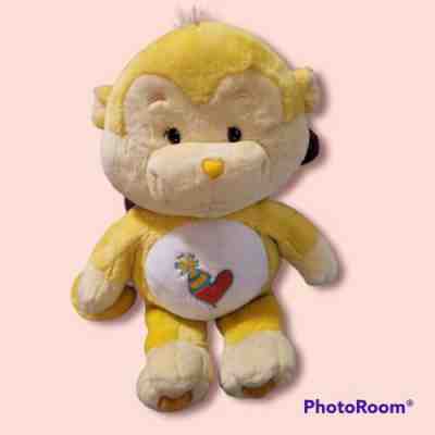 Care Bear Cousins Edition Playful Heart Monkey 23 Inch Plush Yellow Jumbo