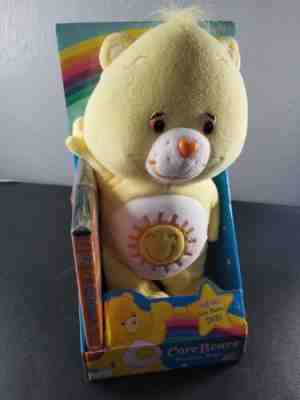 NEW 2006 Care Bear Fluffy & Floppy w/ Sweet Scents Funshine Plush Bear w/ DVD