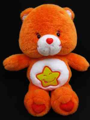 LAUGH-A-LOT BEAR CARE BEAR Medium Plush - 30cm Tall - Play Along (2004)