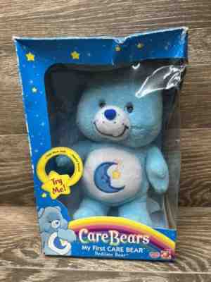 2004 My First Care Bear Bedtime Bear In Box