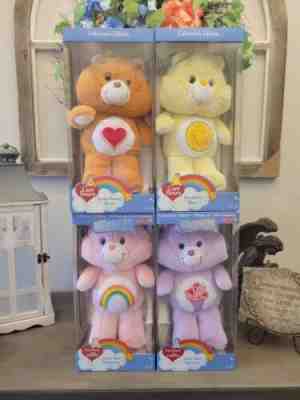 Care Bears 35th Anniversary Lot 4 Sun, Heart, Rainbow, Milkshake