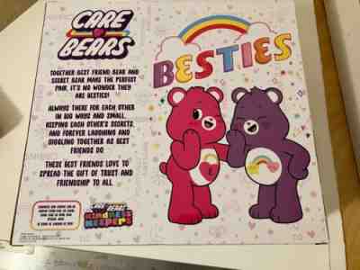 Care Bears Plush Besties 2-Pak Set Secret Bear & Best Friend Bear New in Box