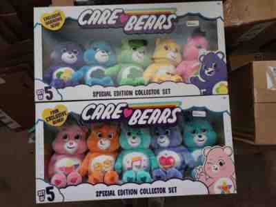 CARE BEARS 2020 & 2022 SPECIAL EDITION COLLECTION SET OF 5 WALMART EXCLUSIVE