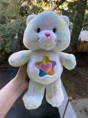 Care Bears: True Heart Bear Plush 2004 (Talking Bear, Unworking) Rainbow Plushie