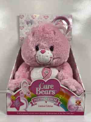 Rare Pink Power Care Bear 25th Anniversary Breast Cancer Awareness Limited ed.