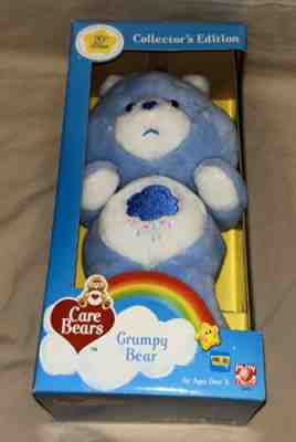 20th anniversary Collector Edition Care Bears Grumpy Bear 10in