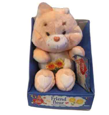 Vintage 1984 FRIEND BEAR Care Bear Plush Stuffed Animal NEW in Box w/ Tag RARE !