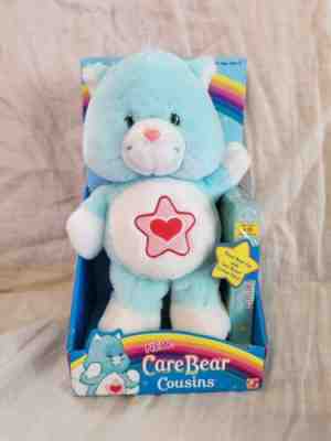 Vintage 2004 Care Bears Cousins Proud Heart Cat With Vhs New In Box