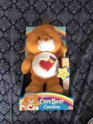 Authentic Care Bears Cousins Brave Heart Lion - NEW IN BOX W/ VHS!