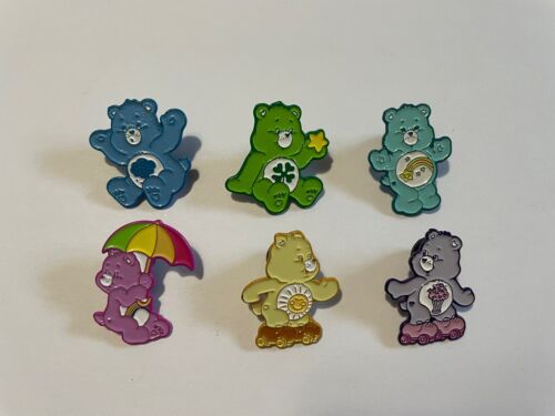 Complete Set Care Bears Mystery Enamel Pins