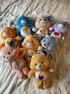 Vintage Care Bears Lot of 8 New With Tags Great Condition
