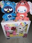 Hello Kitty and Friends x Care Bears Cheer Bear Sealed Box Set And 2 Plush New