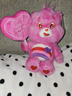New ListingCare Bear Valentine's Day 13" Pink Plush Cheer Bear Toy Gift 2025 New