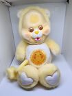 Vintage 1986 KENNER FUNSHINE Care Bear Cub with Flocked Hard Face