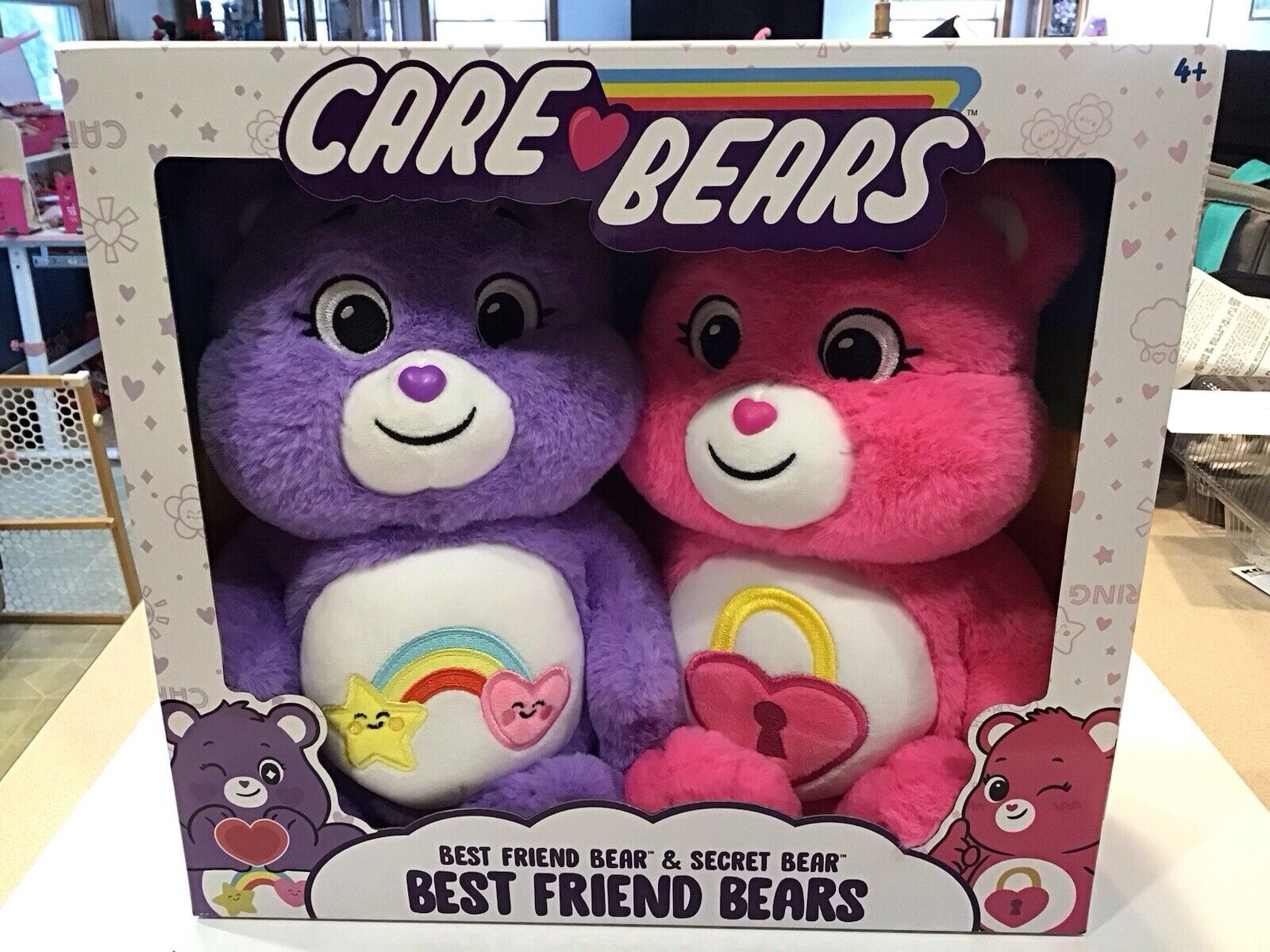 Care Bears Best Friend & Secret Bear Plush 2-Pack 2021 BJ-Exclusive - In Box
