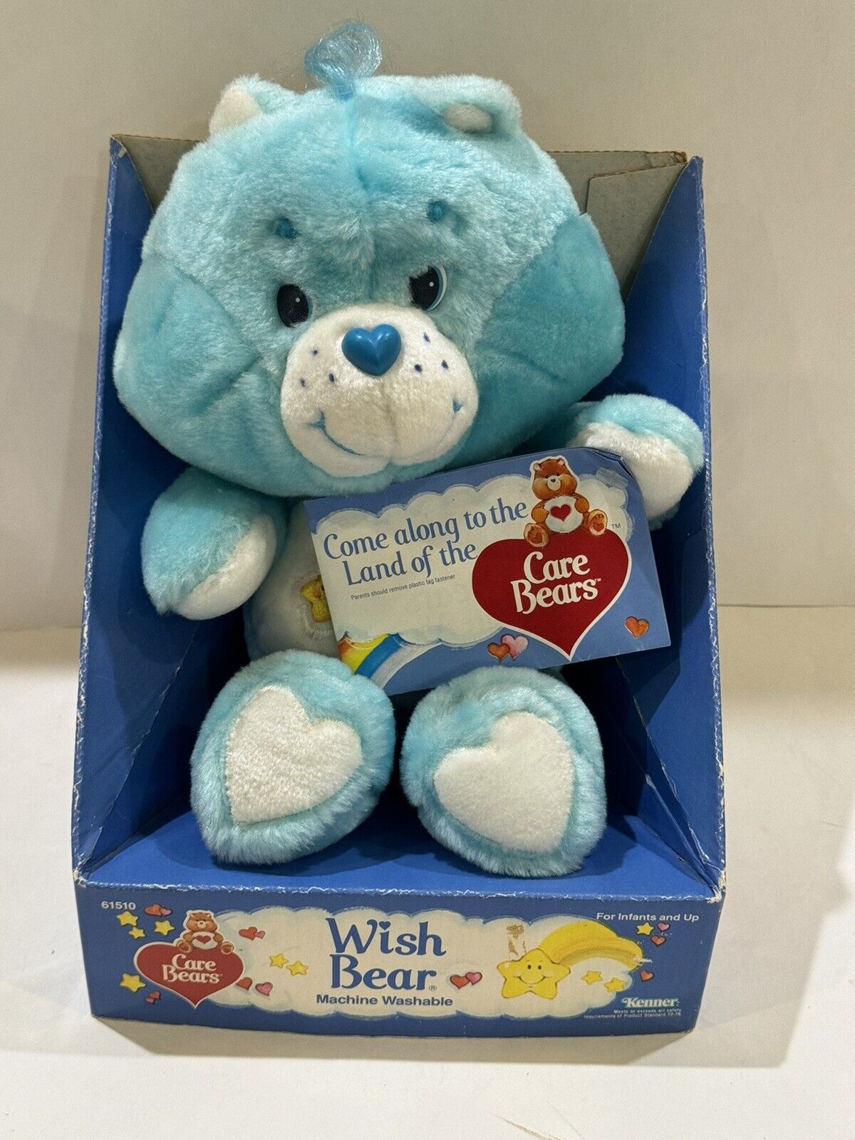 VINTAGE KENNER CARE BEAR WISH BEARS 13" PLUSH Teddy Bear NEW