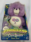 2003 Care Bears Glow A Lot Share Bear Brand New FREE SHIPPING