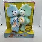 Care Bears Cuddle Pairs 2002 Bedtime Bear and Wish Bear by Play Along New In Box