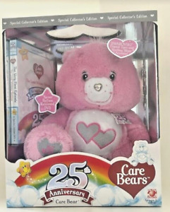 Care Bears 25th Anniversary Collectors Swarovski Silver Pink Bear Edition 2007