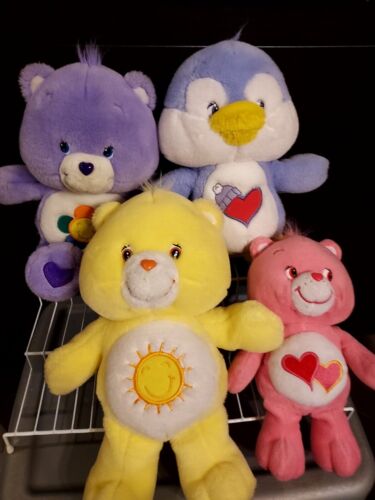 VINTAGE Lot Of 4 Care Bears 2002